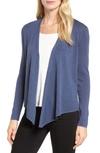 Nic + Zoe Four-way Cardigan In Faded Navy