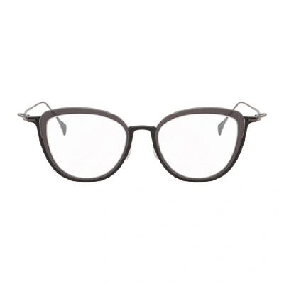 Yohji Yamamoto Black Yy1041 Glasses In 009 Black