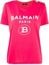 BALMAIN LOGO PRINT T-SHIRT