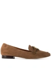 TORY BURCH MILLER LOGO LOAFERS