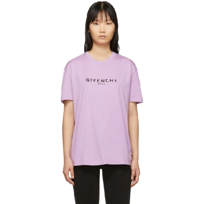 Givenchy Purple Vintage T-shirt In 541 Lilas