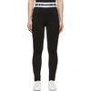 GIVENCHY GIVENCHY BLACK LOGO BAND LEGGINGS