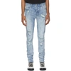 Ksubi Sign Of The Times Van Winkle Trashed Dreams Skinny Jeans In Blue