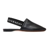 GIVENCHY BLACK RIVINGTON SLINGBACK MULES