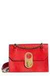 CHRISTIAN LOUBOUTIN LARGE ELISA CALFSKIN LEATHER SHOULDER BAG,1205060