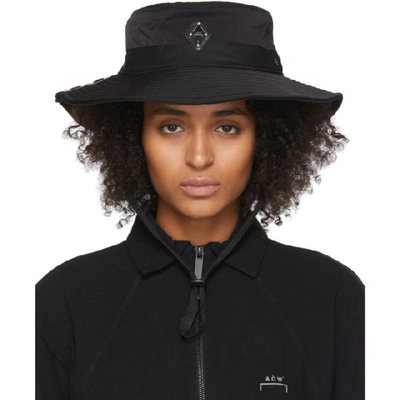 A-cold-wall* Black Logo Bucket Hat