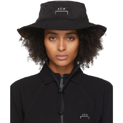 A-cold-wall* Black Bucket Hat In Blak