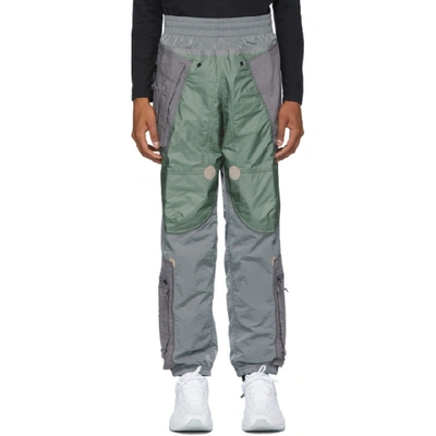 Nike Grey Nrg Ispa Adjustable Track Pants In Wolf Grey