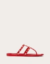 VALENTINO GARAVANI VALENTINO GARAVANI ROCKSTUD FLAT RUBBER SANDAL