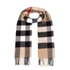BURBERRY BURBERRY ICON CHECK FRINGED SCARF
