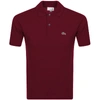 LACOSTE SHORT SLEEVED POLO T SHIRT RED,127839