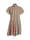 AKRIS PUNTO Gazebo Stripe Shirtdress