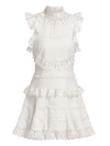 ZIMMERMANN Peggy Embroidered Mini Dress