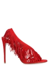 AQUAZZURA AQUAZZURA WILDE FRINGED SANDALS