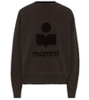 ISABEL MARANT ÉTOILE Moby cotton-blend sweatshirt,P00438420