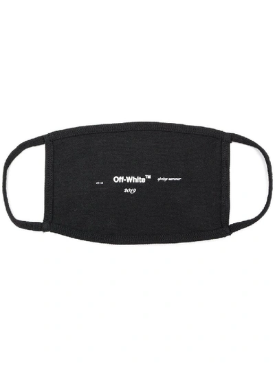 Off-white Black Women's Face Mask