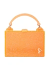 EDIE PARKER ORANGE SMALL BOX BAG,S19HW01036 CON SS19