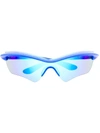 Mykita X Maison Margiela Iridescent Sunglasses In Blue