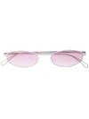 MYKITA PINK GEOMETRIC SUNGLASSES,1508553