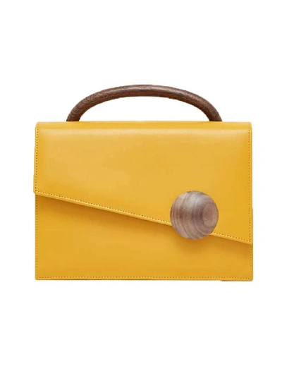 Bakari Heras Handbag Yellow In Gold