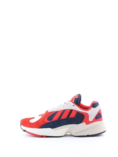 Adidas Originals Yung 1 Orange Nabuk Sneakers In Red