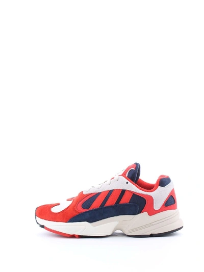 Adidas Originals Adidas Yung-1 Sneakers In Red Suede In Multi