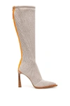 FENDI FENDI FF JACQUARD KNIT BOOTS