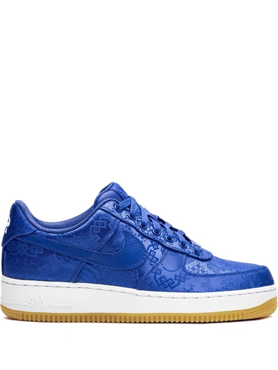 Nike X Clot Air Force 1 Prm "blue Silk" Sneakers