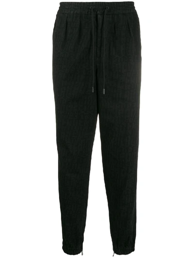 Ermenegildo Zegna Tapered-jeans Mit Kordelzug In Black