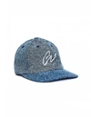 GREG LAUREN BLUE DENIM GL CAP,A002-M/BLUE