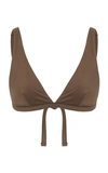 ASCENO THE CANNES V-NECK BIKINI TOP,768839