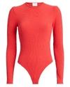 RE/DONE RE/DONE 60'S RIB KNIT BODYSUIT,060042155182