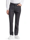 Ermenegildo Zegna Men's Flannel 5-pocket Pants In Grey