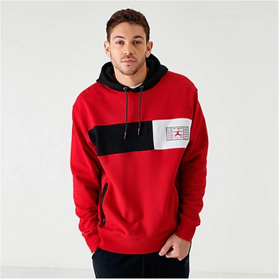 Nike Jordan Men's Legacy Aj11 Hoodie In Red