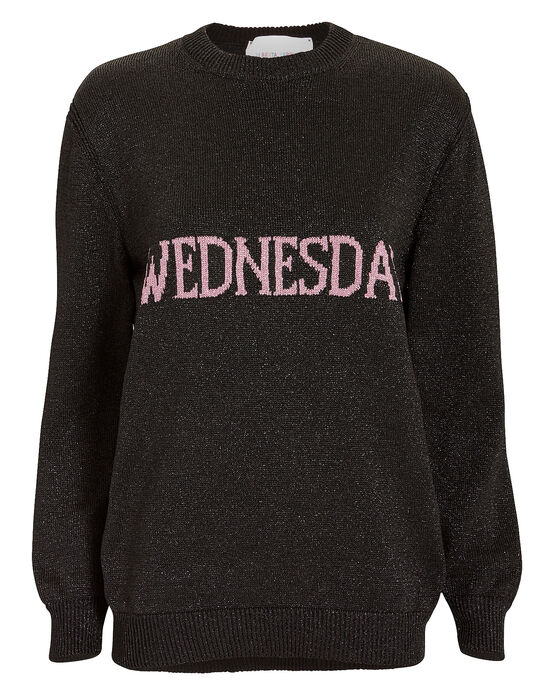 Alberta Ferretti Wednesday Sweater In Black | ModeSens
