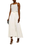 LES HÉROÏNES BY VANESSA COCCHIARO THE JANE DRAPED SATIN CAMISOLE,3074457345620538879