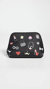 ALICE AND OLIVIA NIKKI PRINTED COSMETIC CASE