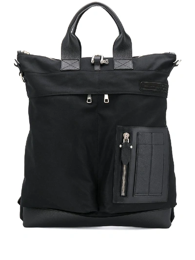 Neil Barrett Ma1 Pocket Helmet Bag In 黑色