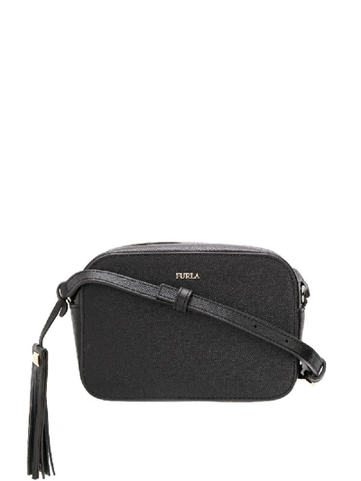 Furla Logo Shoulder Bag In 黑色