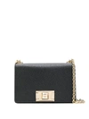 Furla Chain Strap Shoulder Bag In 黑色