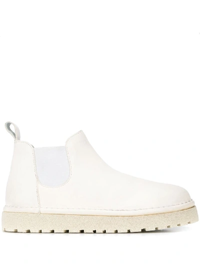Marsèll Slip-on Style Ankle Boots In White