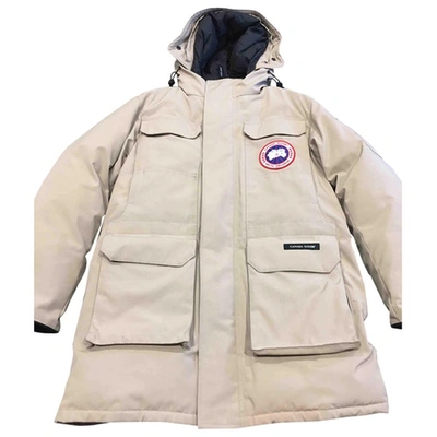Pre-owned Canada Goose Expedition Beige Coat
