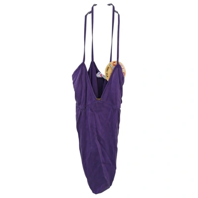 Pre-owned Cycle Silk Camisole In Purple