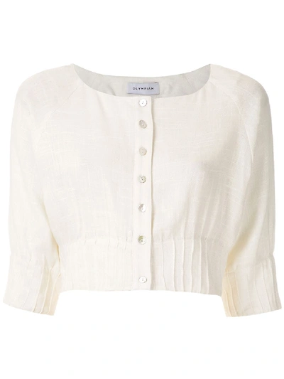 Olympiah Ylang Cropped Top In White