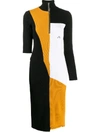 A-COLD-WALL* ASYMMETRIC COLOUR-BLOCK DRESS