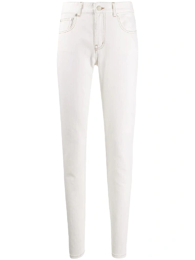 Joseph Cloud Denim Skinny Jeans In White