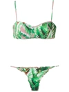 AMIR SLAMA FLOWER PRINT BIKINI SET