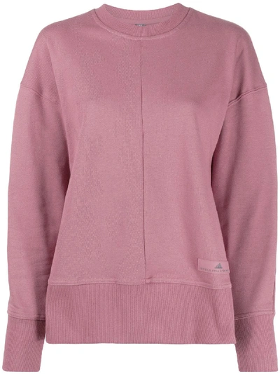 Adidas By Stella Mccartney Athletics Side-slit Sweatshirt In Pink