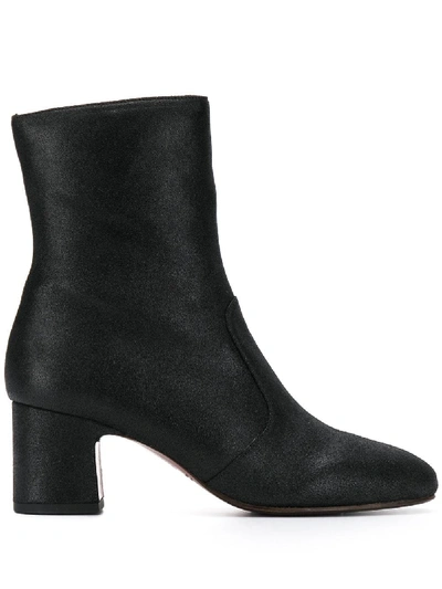 Chie Mihara Nanaylon Ankle Boots In Schwarz