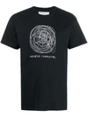 Société Anonyme Scribble Logo T-shirt In Black